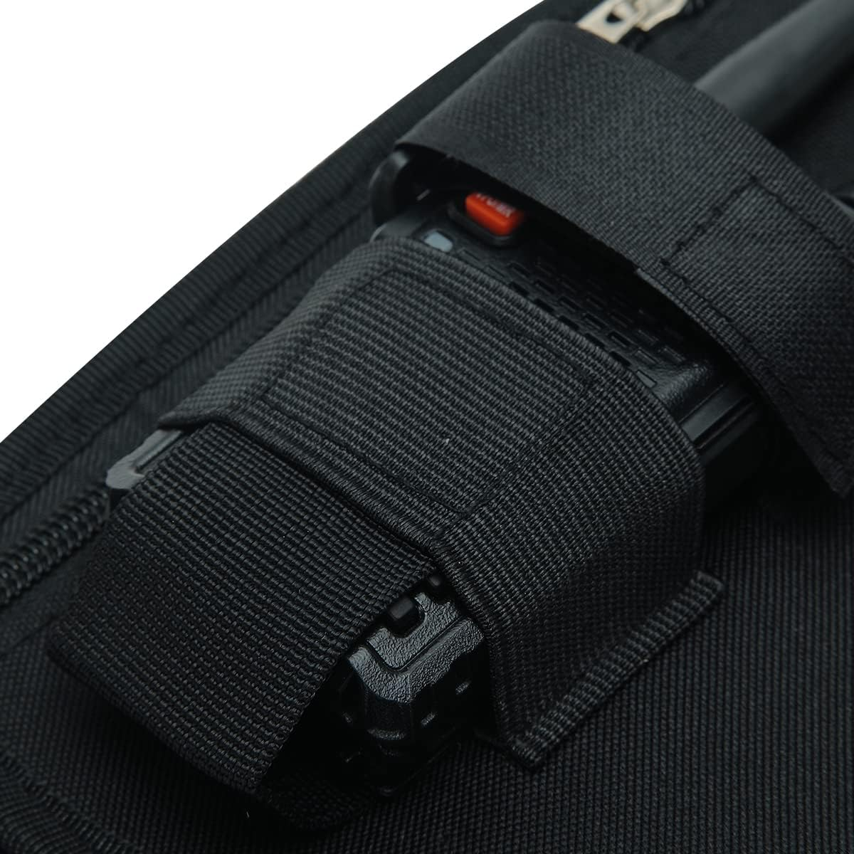 Universal Radio Chest Harness Tactical Vest Nylon Military Vest Chest Rig Pack Pouch Holster Tactical Harness Walkie Talkie image number 1