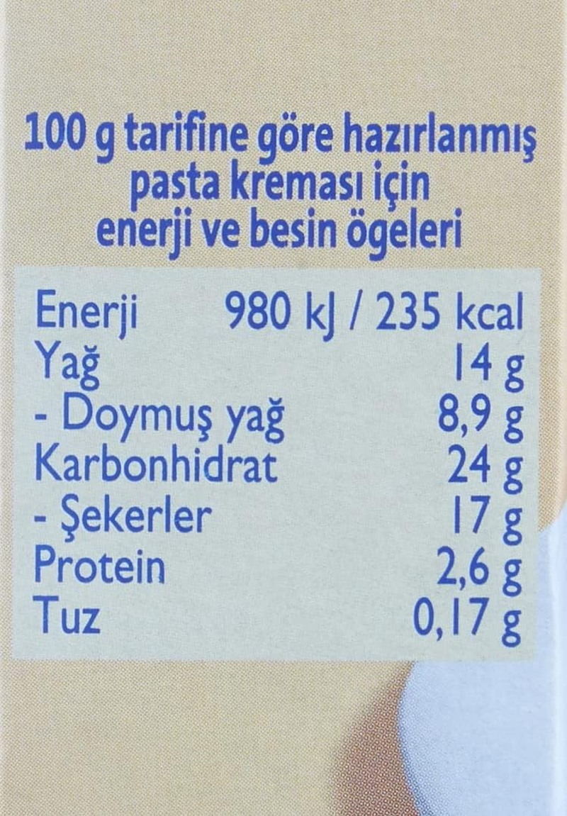 Dr.Oetker Pastry Cream Vanilla, 136 G image number 1