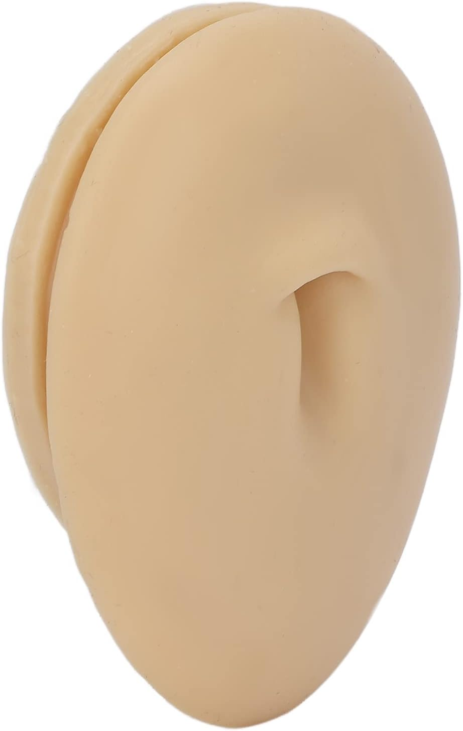 Silicone Navel Model Display Human Belly Model for Piercing Practice, Silicone Flexible Model Body Part Displays for Human Model Simulation for Jewelry Display Teaching Tool