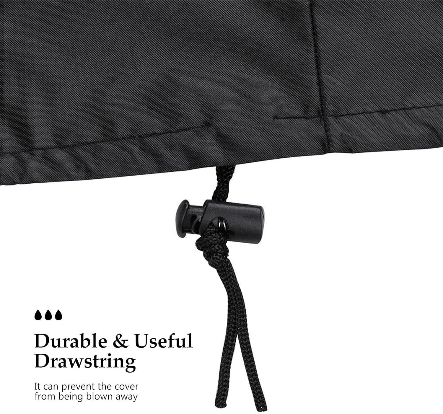 Mingzhe Table Tennis Cover Ox Cloth Waterproof Ping Pong Table Cover with Drawstring Full Protection Dust-Proof Table Cover for Indoor or Outdoor Patio Protective Cover image number 6