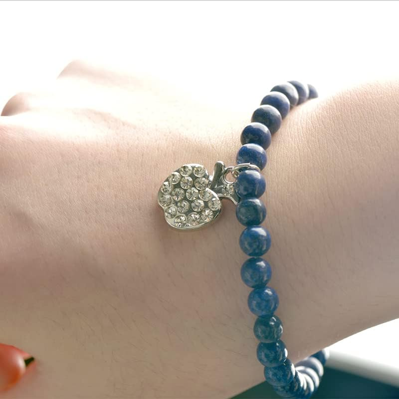 Teacher Gifts Bracelet for Men Women Thank You Gifts for Teachers Beaded Bracelets for Men Christmas Birthday Gifts for Teacher Appreciation Retirement Gift Bracelet image number 2