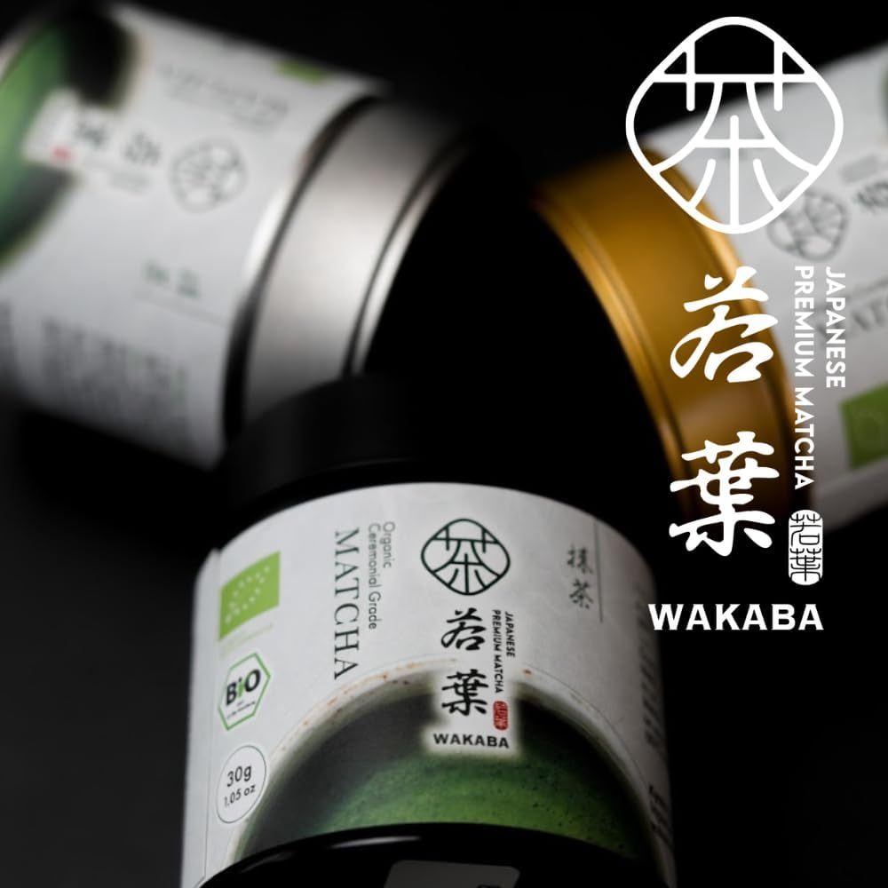 WAKABA Premium Organic Matcha &ndash; JAS/USDA Certified, Ceremonial Grade 30G from Uji, Kyoto | Stone-Milled | Authentic Japanese Green Tea Powder for a Smooth, Rich Umami image number 4
