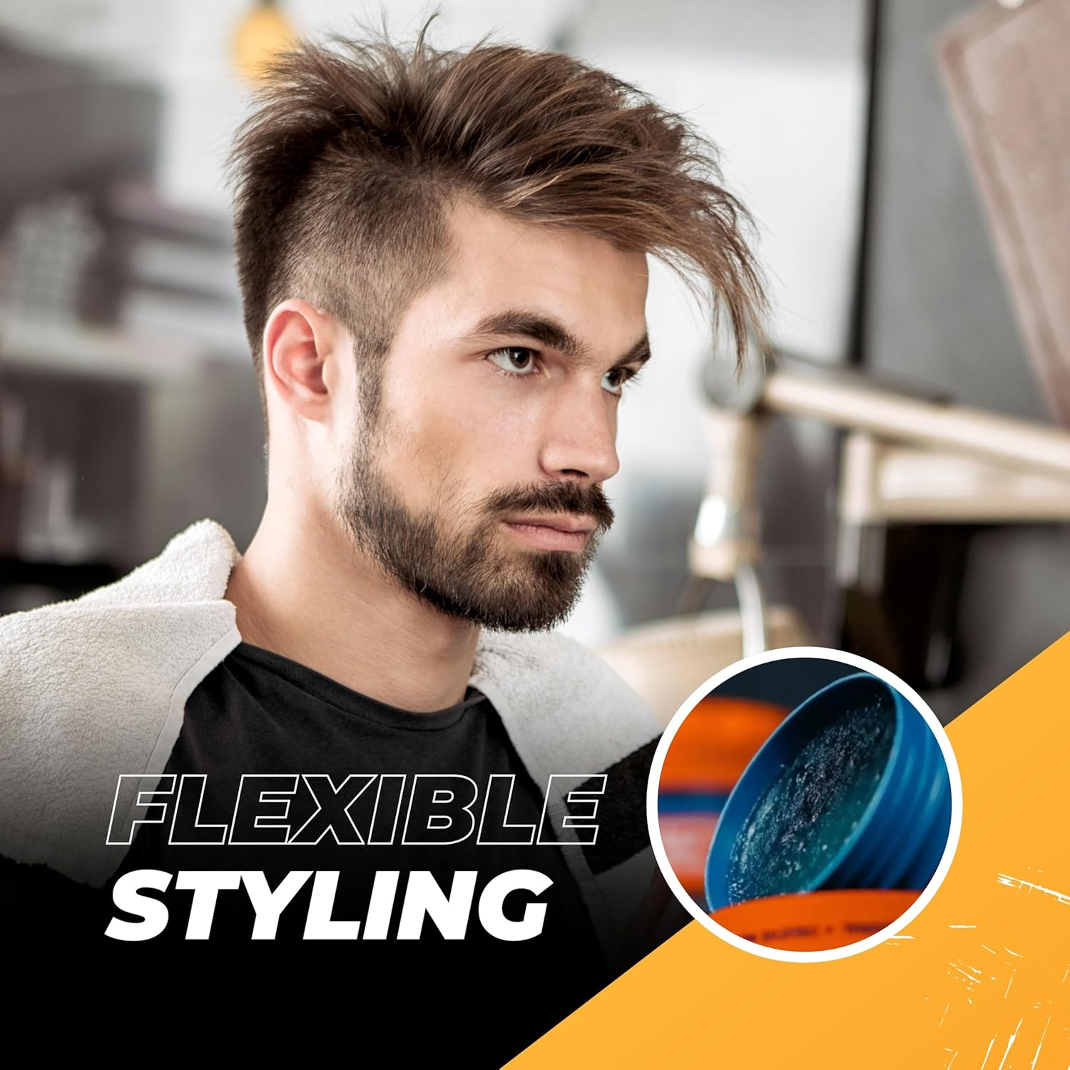 Nish Man HAIR Styling GEL WAX Sport 02