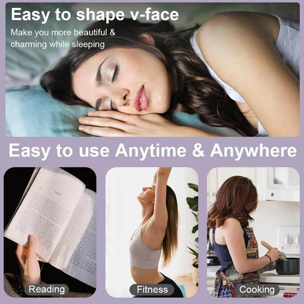 V-Line Lifting Chinstrap, V-Line Mask, Chinstrap for Sleeping, Reusable Face Strap, Chin up Patch, V-Shaped Belt, Shaped Face Mask for Sagging image number 5