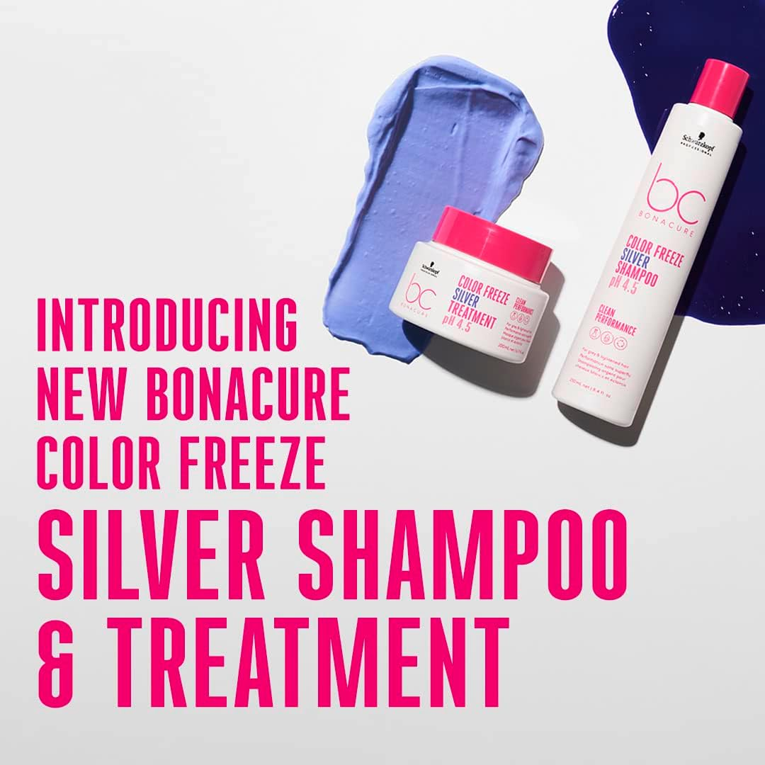 Schwarzkopf Professional BC Bonacure PH 4.5 Color Freeze Silver Shampoo 250Ml image number 2