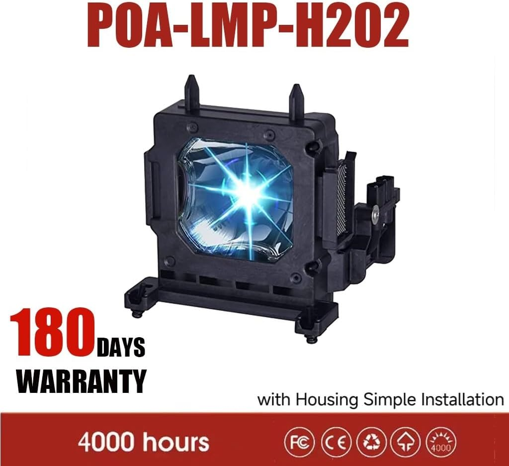 LMP-H202 LMP-H201 Replacement Projector Lamp Bulb for So-Ny VPL-HW30AES HW30ES HW50ES HW55ES VW95ES HW30 HW30ES SXRD HW40ES (Color : Lame with Housing) image number 5