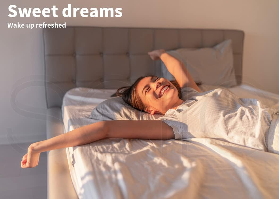 Dreamz Bamboo Fabric Cool Gel Memory Foam Mattress Topper, 5 Cm Thickness, Single image number 3