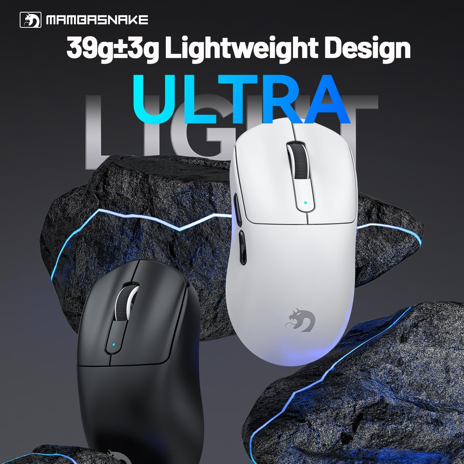 MAMBASNAKE M3 Gaming Mouse(Black) image number 2