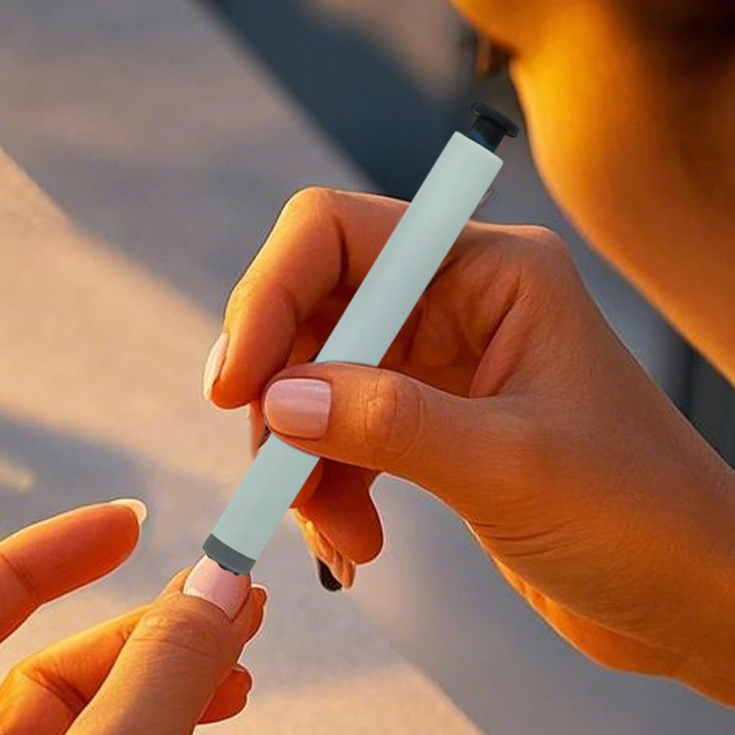 Nail Print Stamp Pen - Nail Stamping Art Pen Set - Portable Manicure Decoration Accessories for Women Teens Kids Children Teenagers Friends