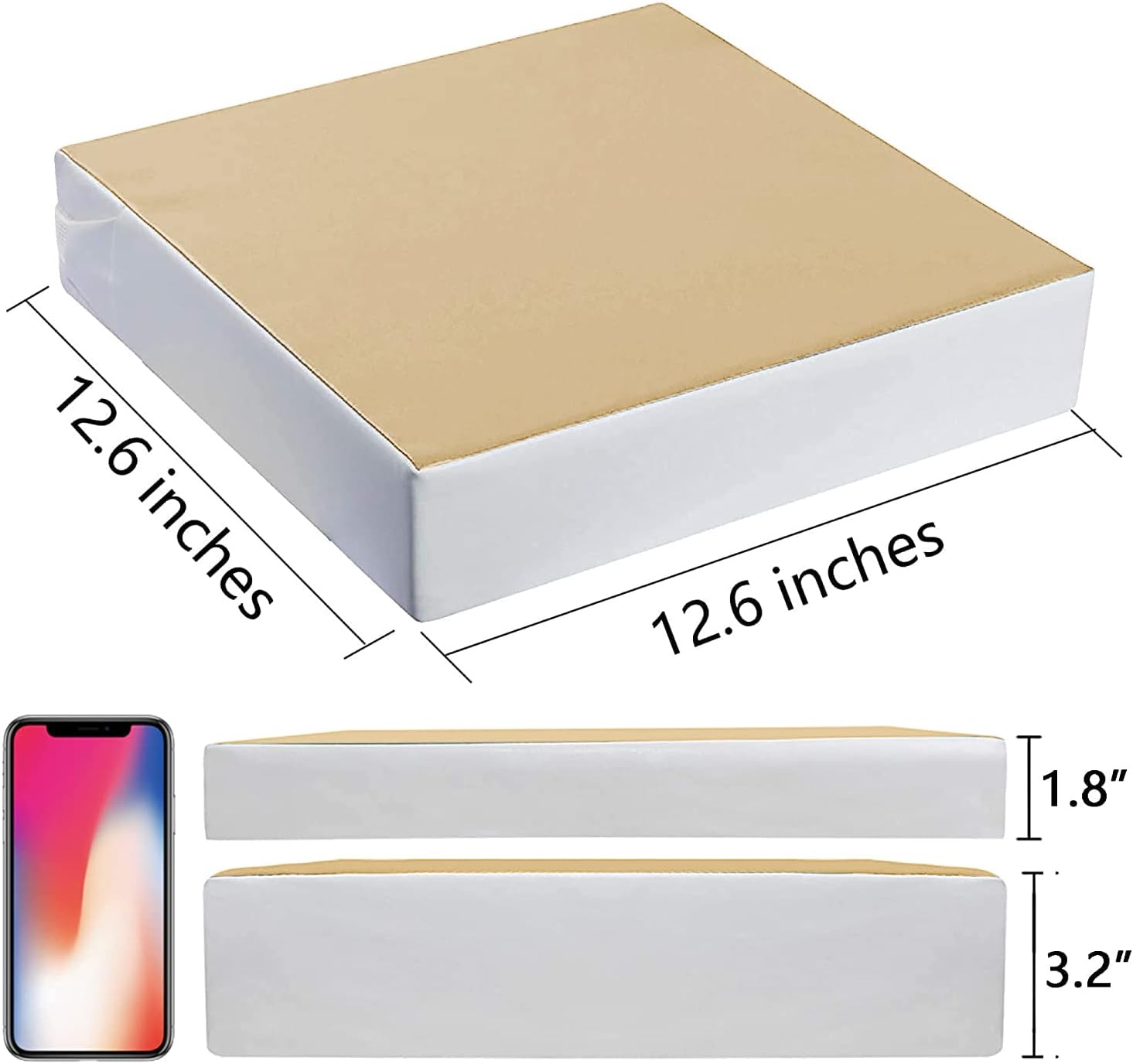 Kalawen Toddler Booster Seat for Dining Table - Khaki image number 2