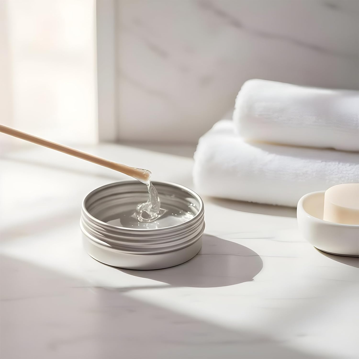 Wjnflqn Lash Lift Glue,Natural Fragrance Lash Lamination Gel - Eyebrow Perm Glue Balm - for Traveling Business Trip Home Outdoor School Wife Friend Sister image number 4