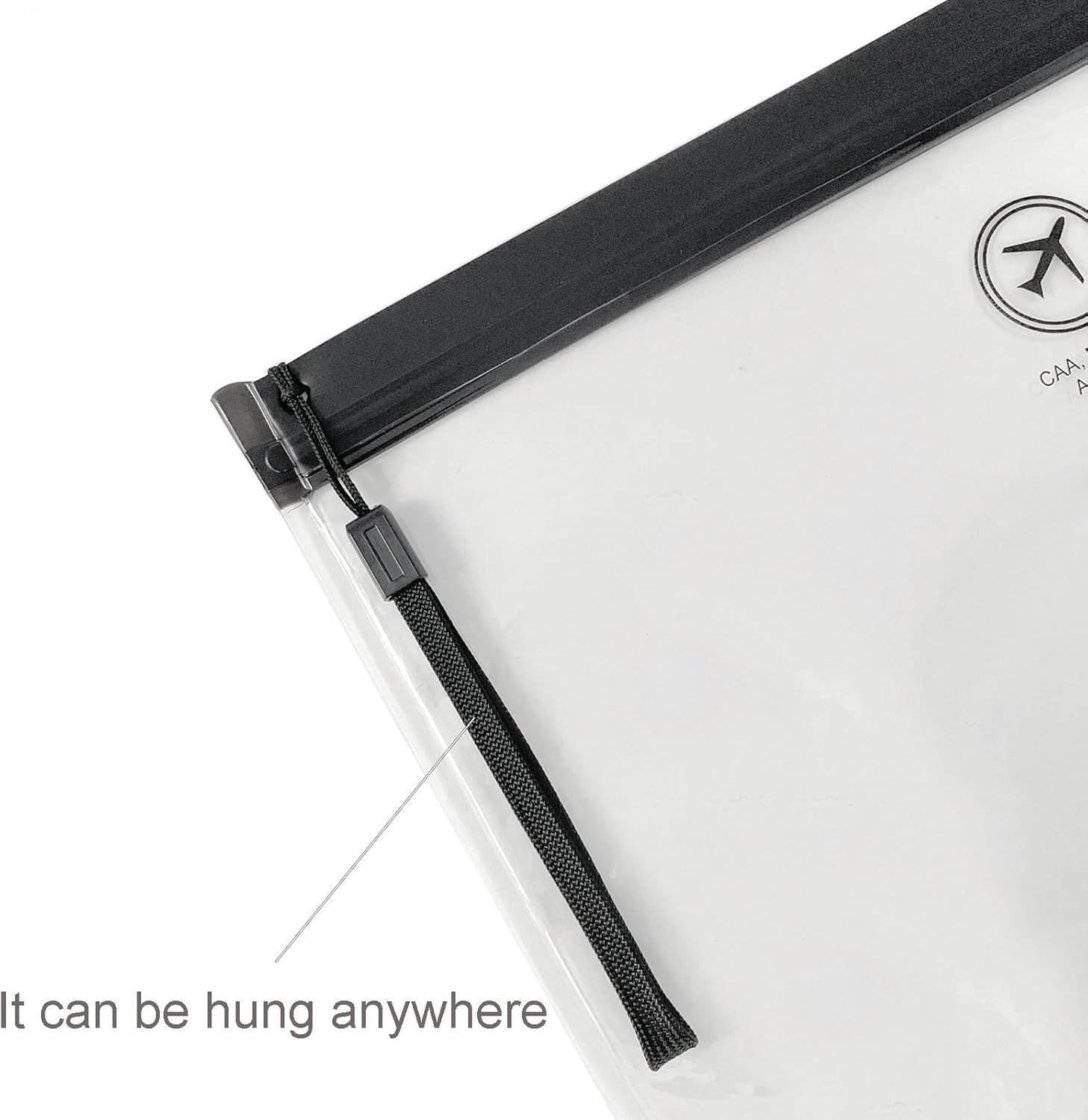 YUESUO Toiletry Bag Cosmetic Pouch Waterproof Pouch,Quart-Size Carry-On Small Handy Bag for Toiletries for Women Men(2Pcs Black/Grey) - 4Pcs Black/Grey image number 1