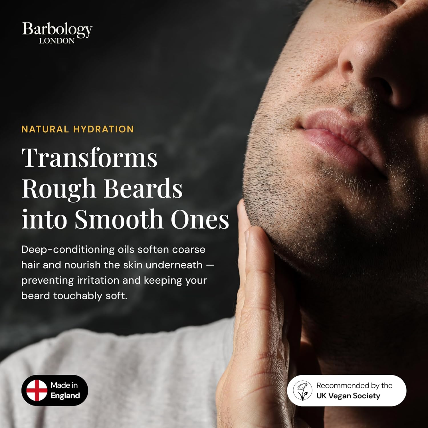 Vegan Beard Oil for Eliminating Dandruff, Impurities, 30Ml image number 4