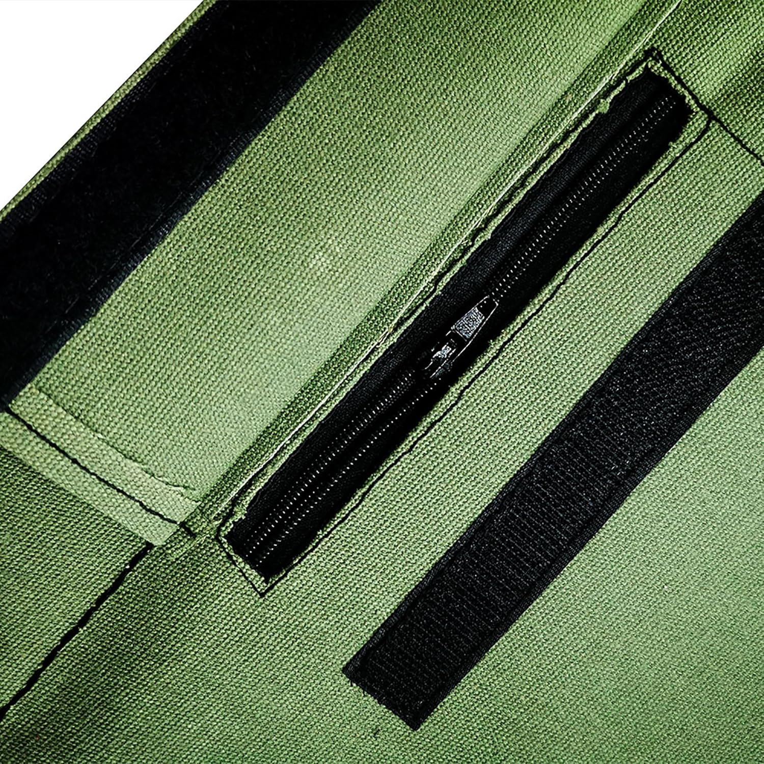 A ALFEEL Wing Chun Kung Fu Wall Bag Canvas Leather Kick Boxing Striking Punch Bag Martial Arts Boxing Training Equipment - Beige image number 4