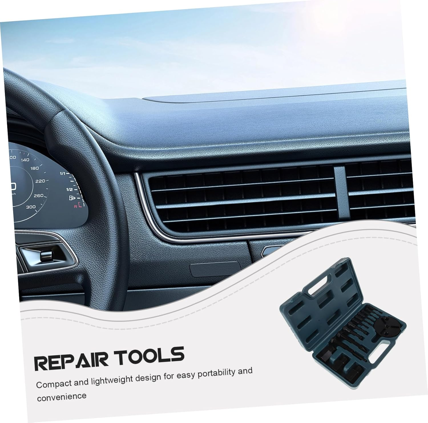 COSMEVIVI Compressor Clutch Removal Tool Set for Automotive Air Conditioning Maintenance Air Conditioning Clutch Puller Kit for Mechanics and Hvac Repair