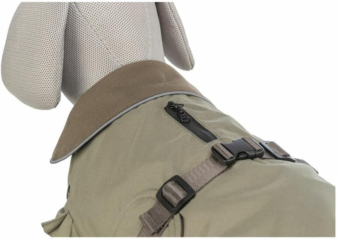 Trixie Hermy Dog Coat Peach Olive Green S Brand: Trixie - EAN: 4053032675766 image number 1