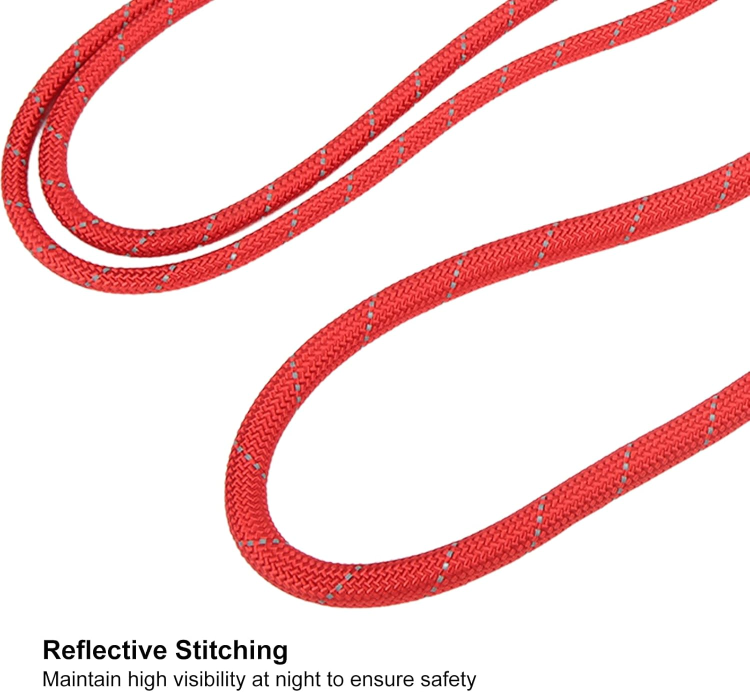 Dog Leash, 360&deg; Rotation Reflective Dog Walking Leash with Foam Handle, Heavy Duty Large Dog Leash for Small Medium and Large Dogs Hiking Camping Backyard Beach (Red) image number 2