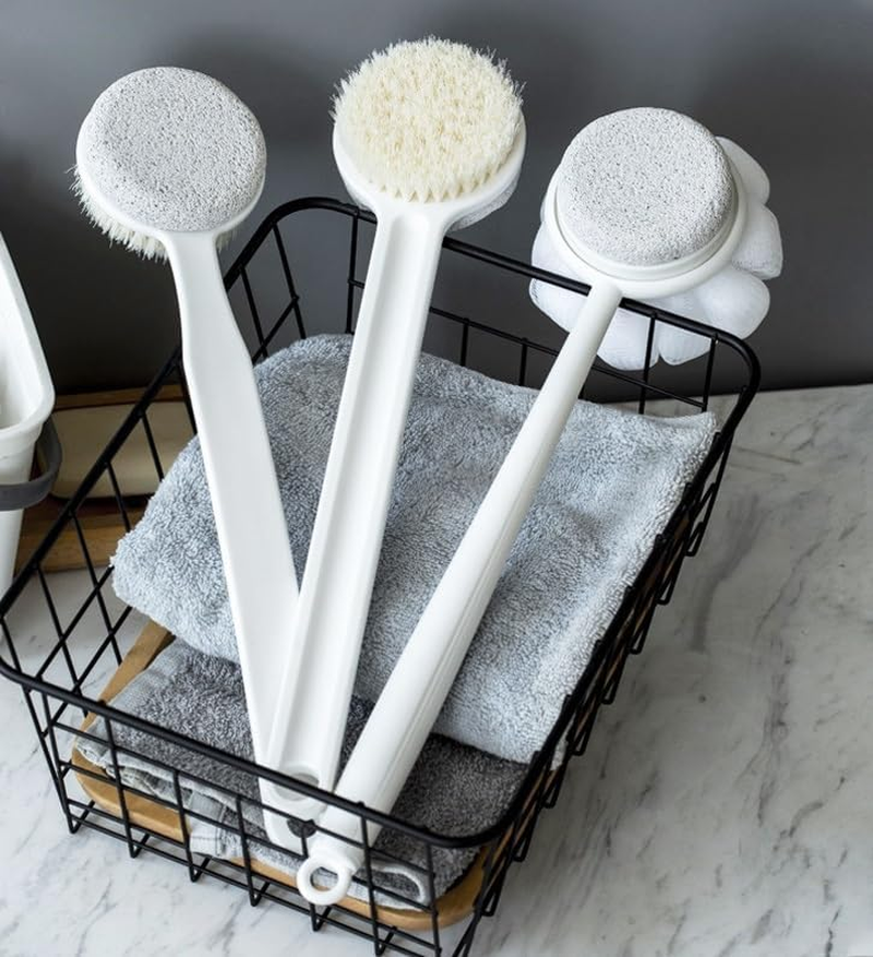 Pumice Stone for Feet with Long Handle, Hard Skin Callus Remover, Scrubber and Exfoliator for Dead Dry Skin, Softer & Smoother Feet, Pedicure Tool (Style 1, One Size) image number 5