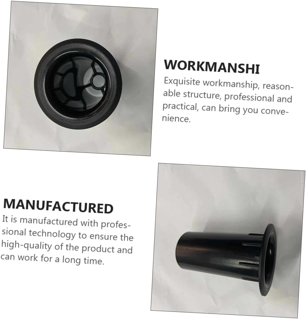 DOITOOL 20Pcs Speaker Air Outlet Port Tube 41X80Mm Plastic Woofer Box Bass Reflex Tube Speaker Hole Replacement for Home Audio Subwoofer Accessories image number 4