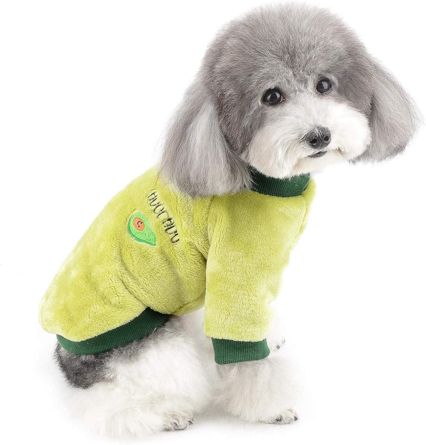 ZUNEA Small Dog Jumper Winter Warm Sweater Coat Fleece Puppy Clothes Cute Colorful Fruits Knitting Strawberry Pet Cats Jacket Coats Soft Pullover Apparel for Cold Weather Pink XL