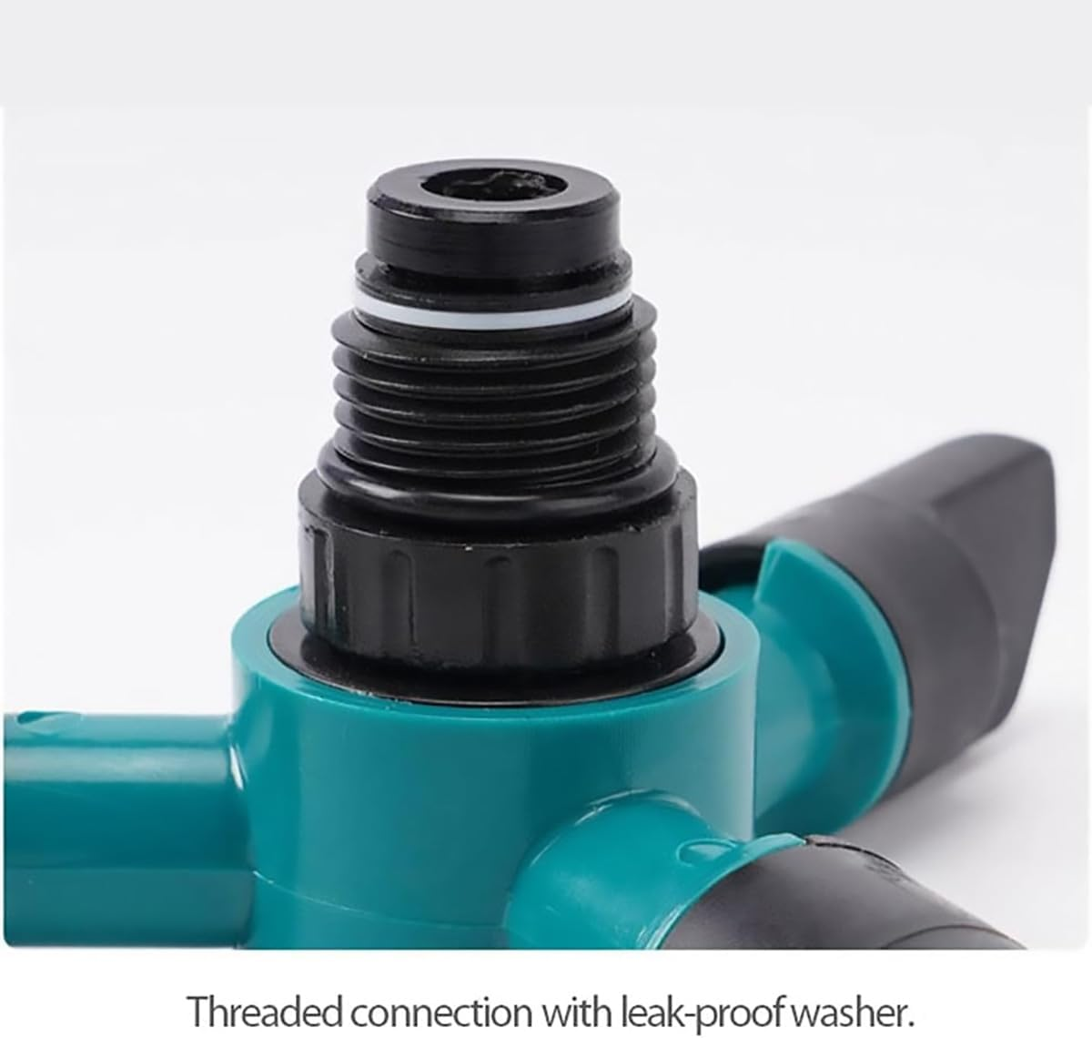 AIMALL Automatic Rotating Garden Sprinkler with 360&deg; Adjustable Nozzles &ndash; Spike Lawn Sprayer in 1/2/3 Arm Styles for Vegetable Beds, Yards & Tandem Watering Systems