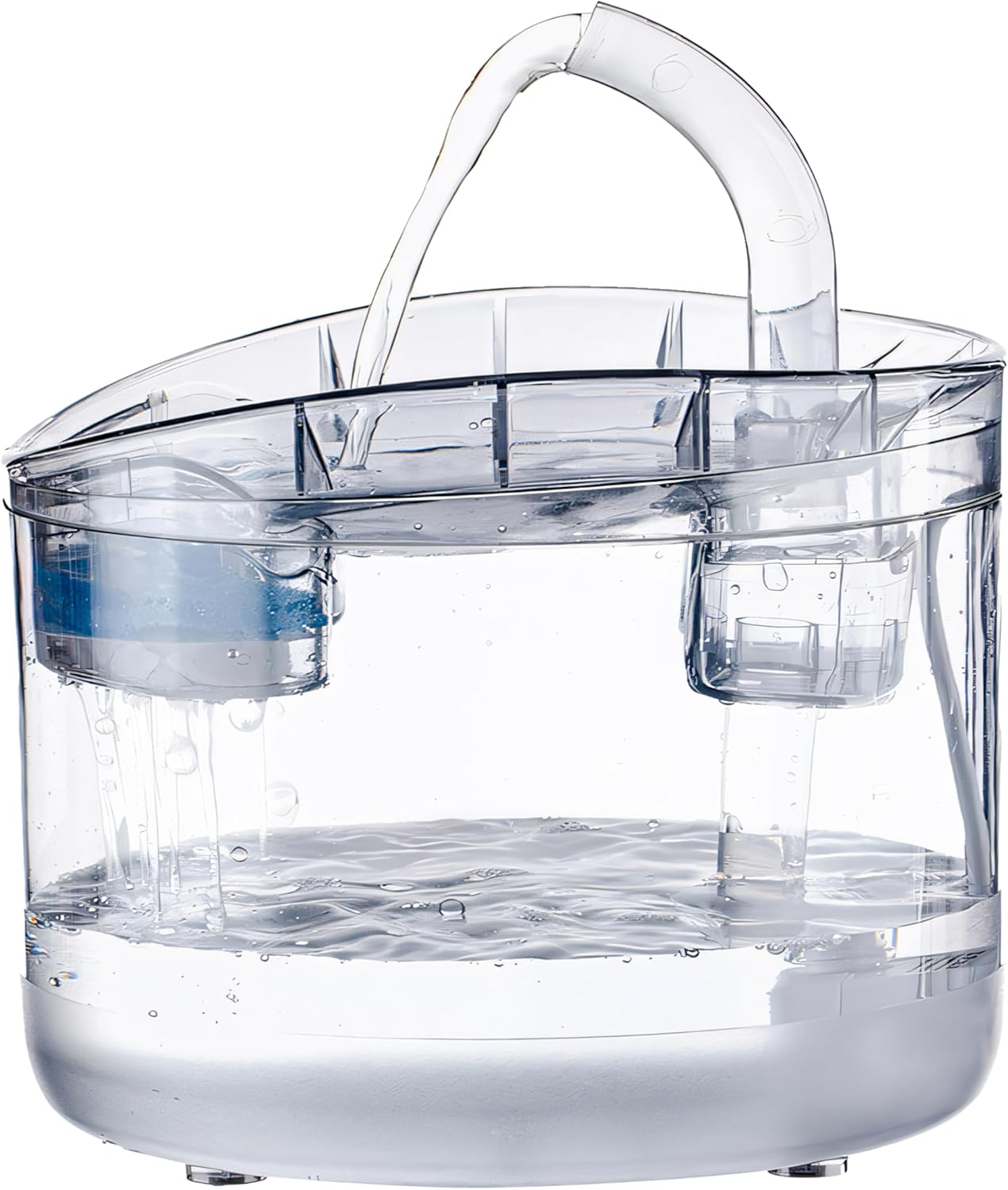 Retoo Cat Fountain Drinking Fountain 2.5 L Cat Drinking Fountain Water Fountain for Cats Dogs Automatic Pet Fountain Water Tank for Indoor Quiet Pump Water Filter 16.5 X 16.5 X 15.5 Cm image number 6