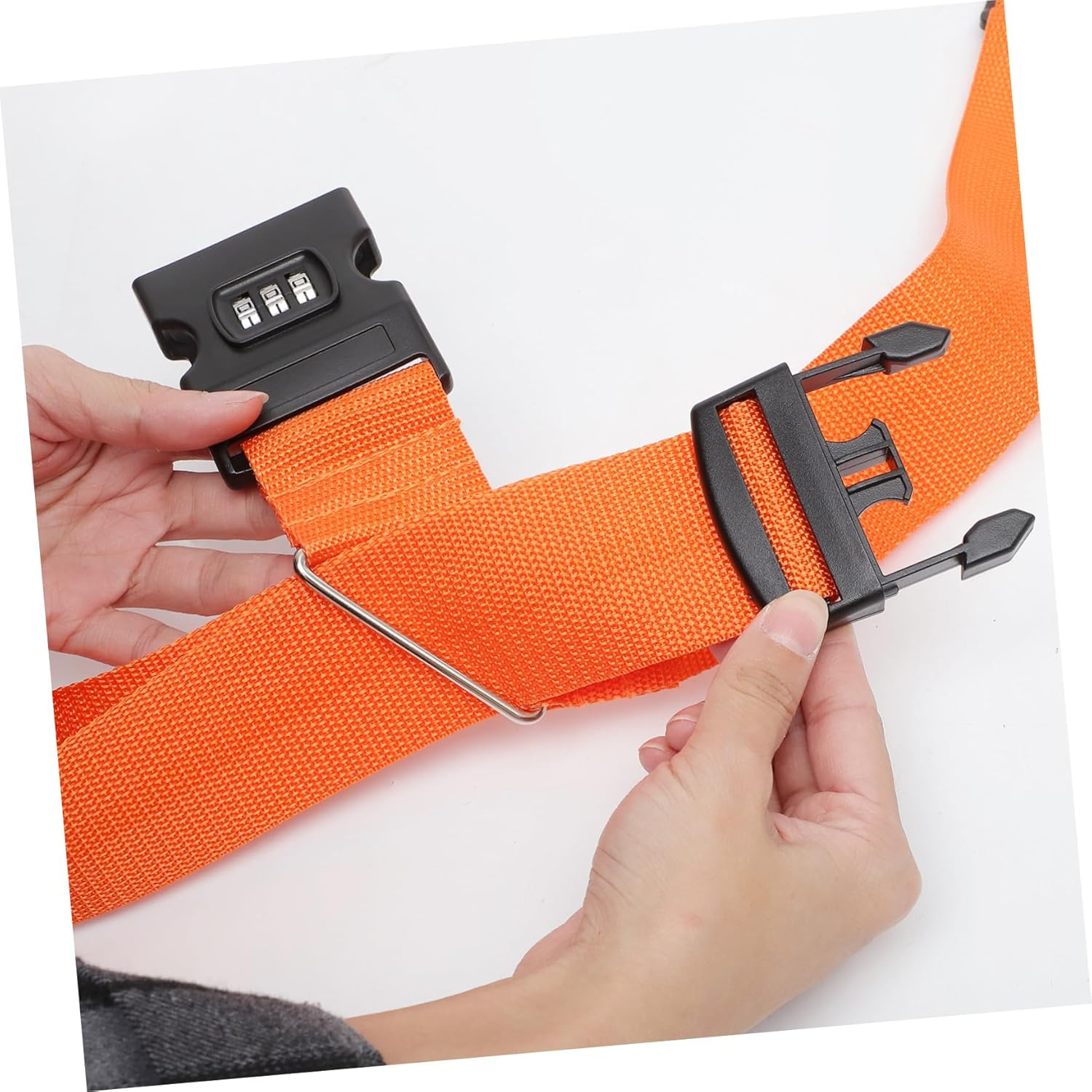 Beavorty Luggage Strap for Suitcases TSA Approved Luggage Straps Portable Travel Accessories image number 3