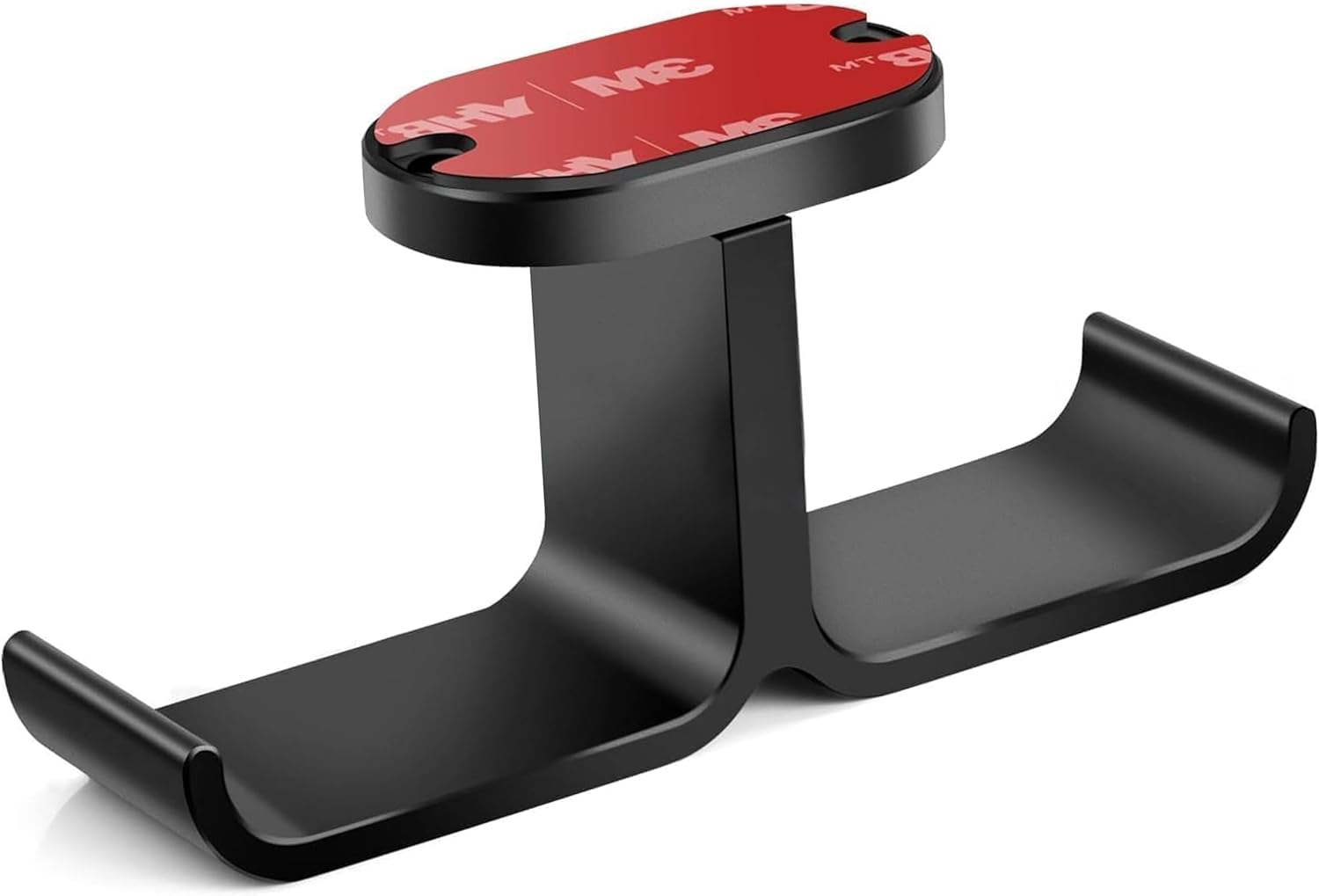 Fokmuaex under Desk Headphone Hook - Heavy Duty Dual Headset Stand with Adhesive & Screw Mounting, Space Saving Organizer for Gaming Headphones in Home Office/Gaming Cafe（1 Pcs） image number 2