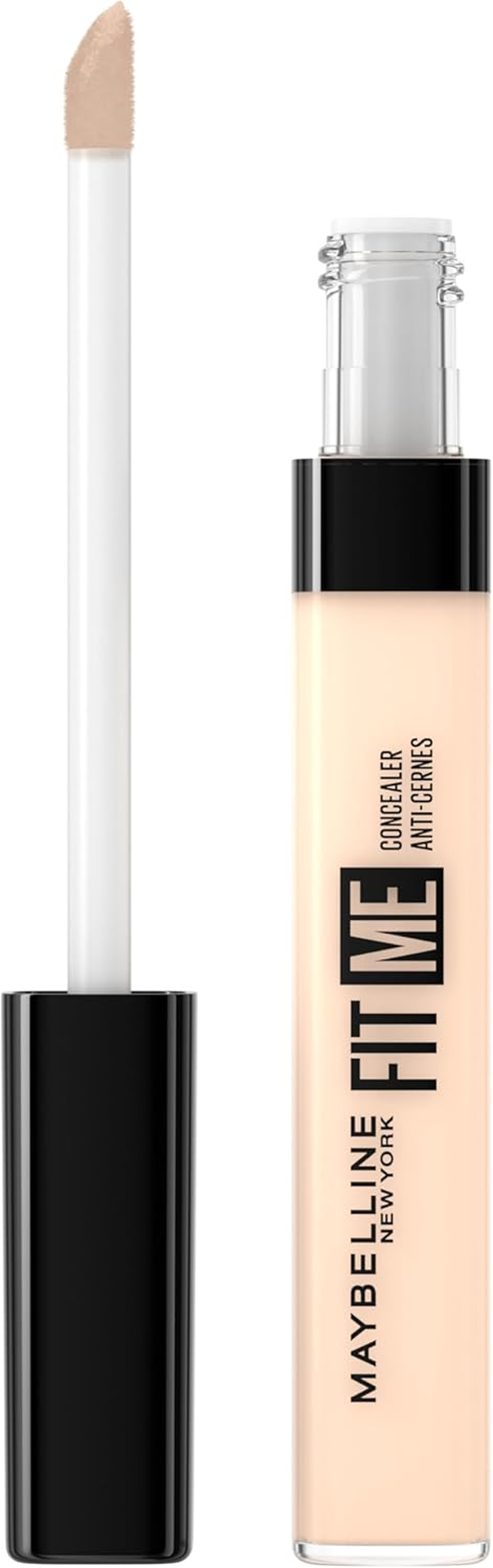 Maybelline New York Concealer, Fit Me! Concealer, for Flawless Skin, All Skin Types, 05 Ivory, 6.8 Ml