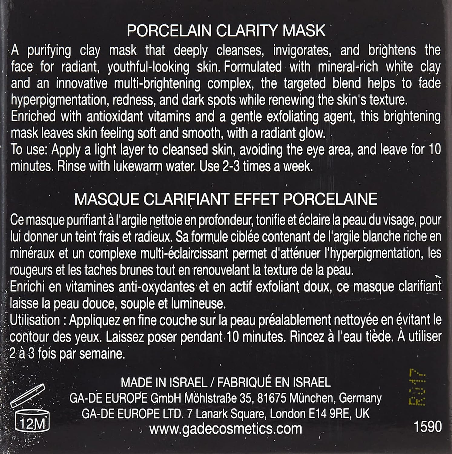 GA-DE Revivalist Porcelain Clarity Mask 50Ml image number 5