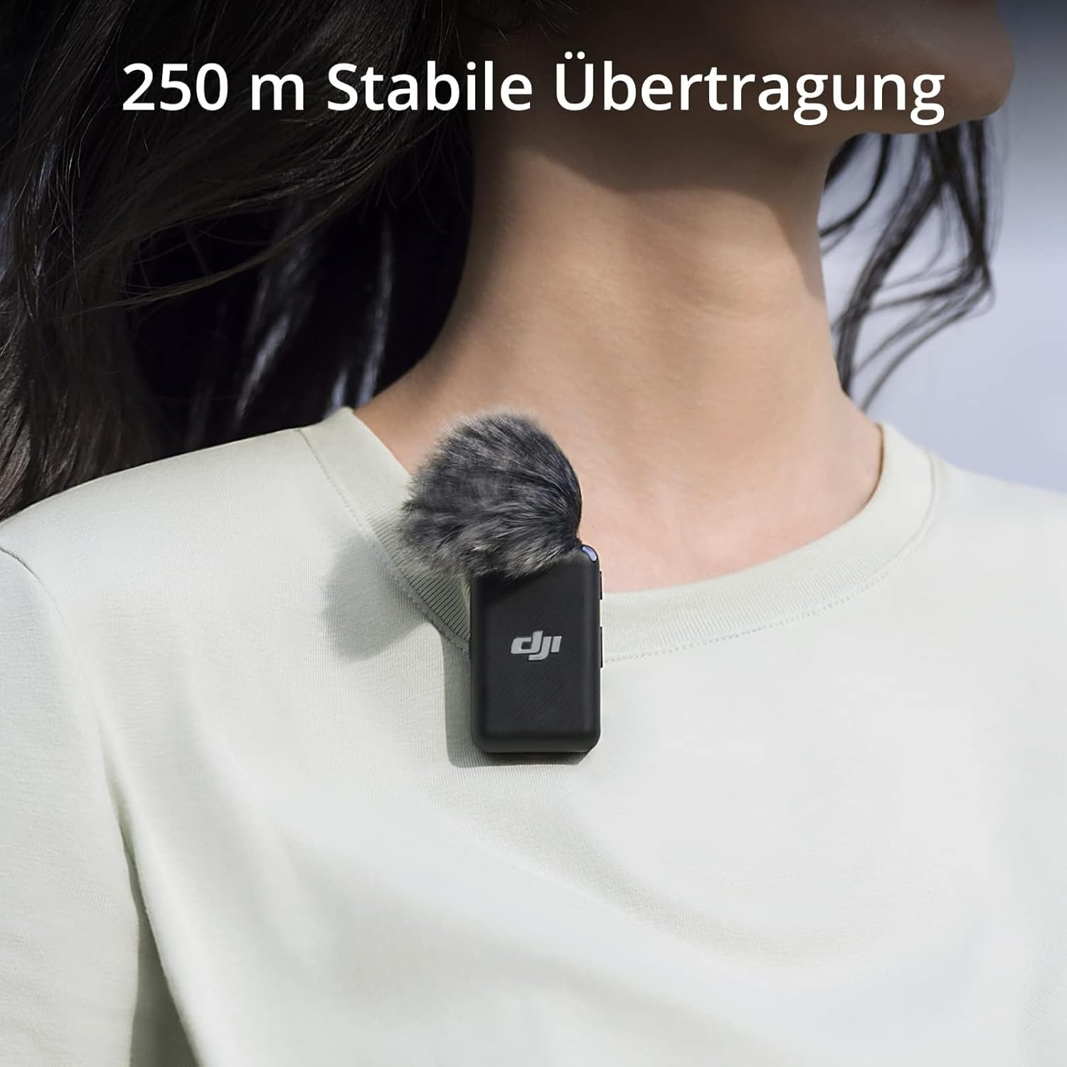 DJI Mic (2 TX + 1 RX + Charging Case), Wireless Lavalier Microphone, 250M (820 Ft.) Range, 15-Hour Battery, Noise Cancellation Wireless Microphone for PC, Iphone, Record Interview, Youtube, Vlogs image number 6