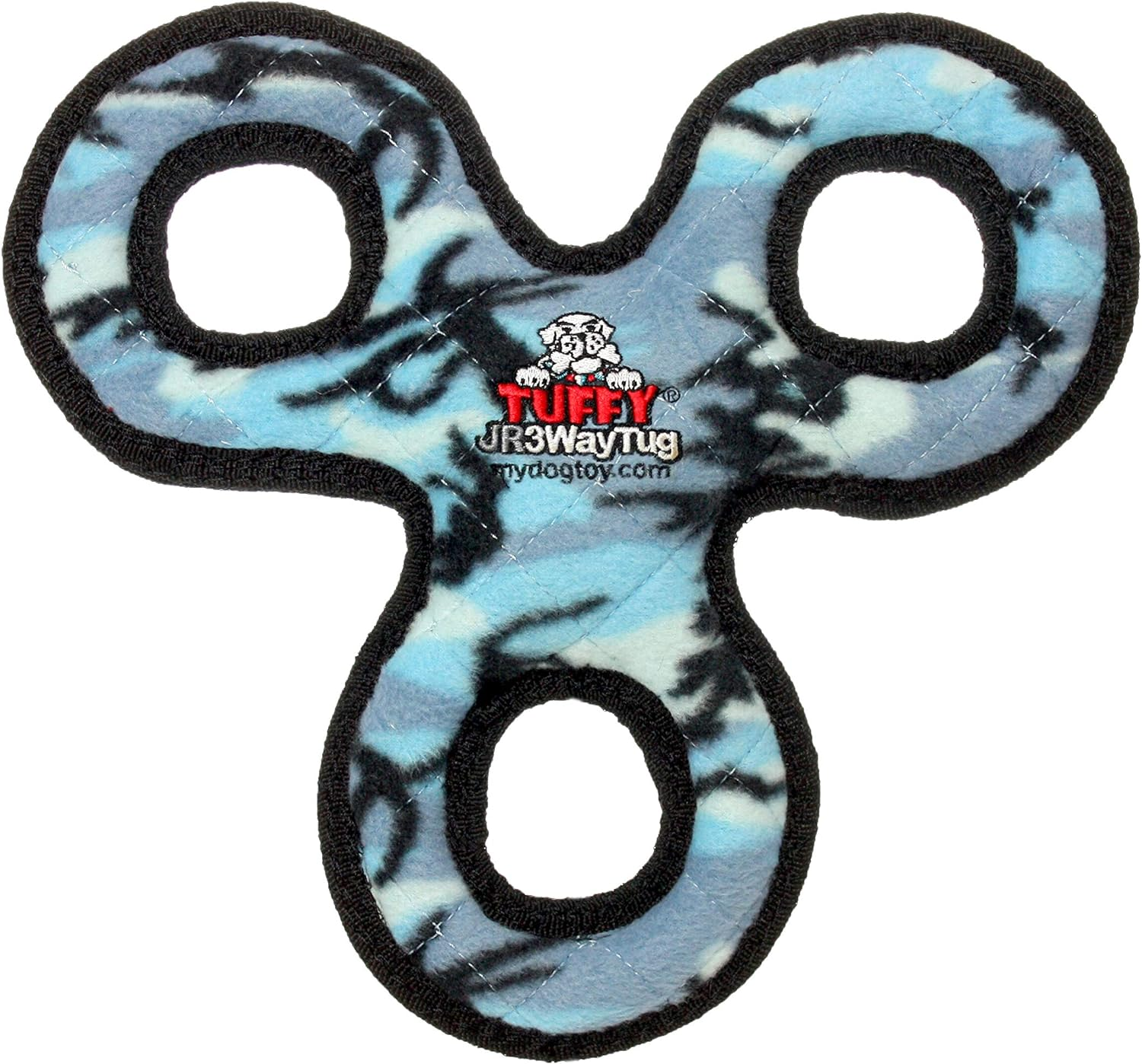 Tuffy Interactive Play Dog Squeaker Toy, Red