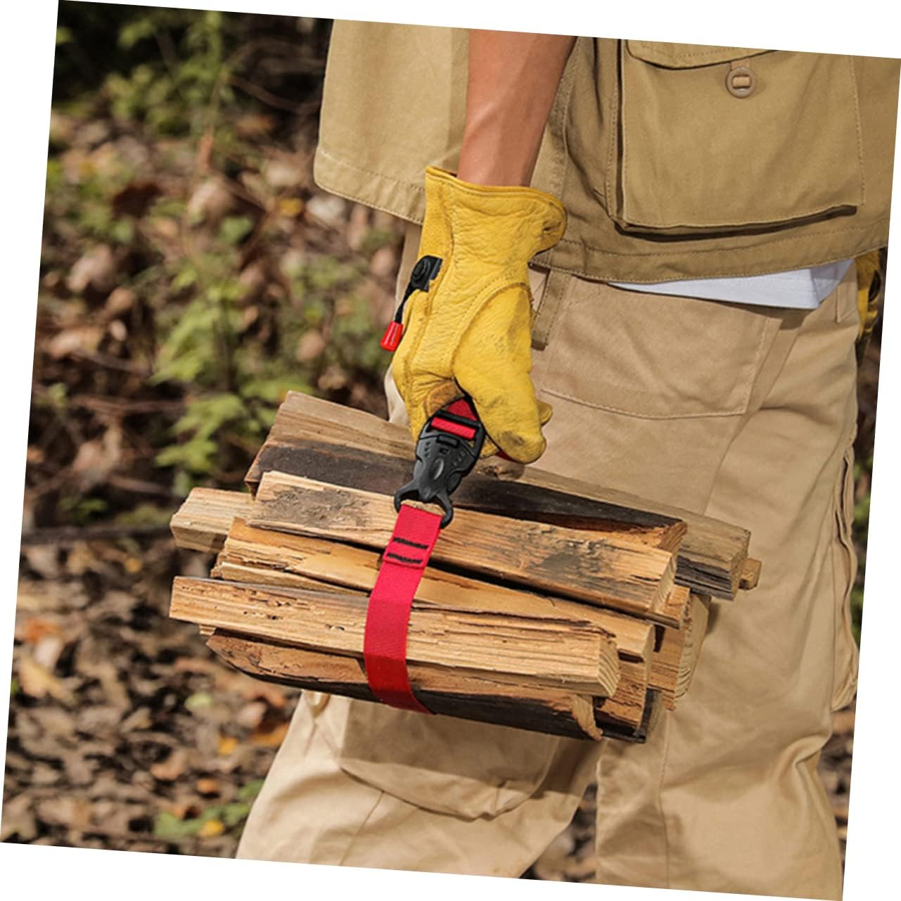 DOITOOL 5Pcs Multifunctional Nylon Lashing Straps for Luggage Cargo Fastening Belts Quick Release Buckle for Travel Hiking Gear image number 5