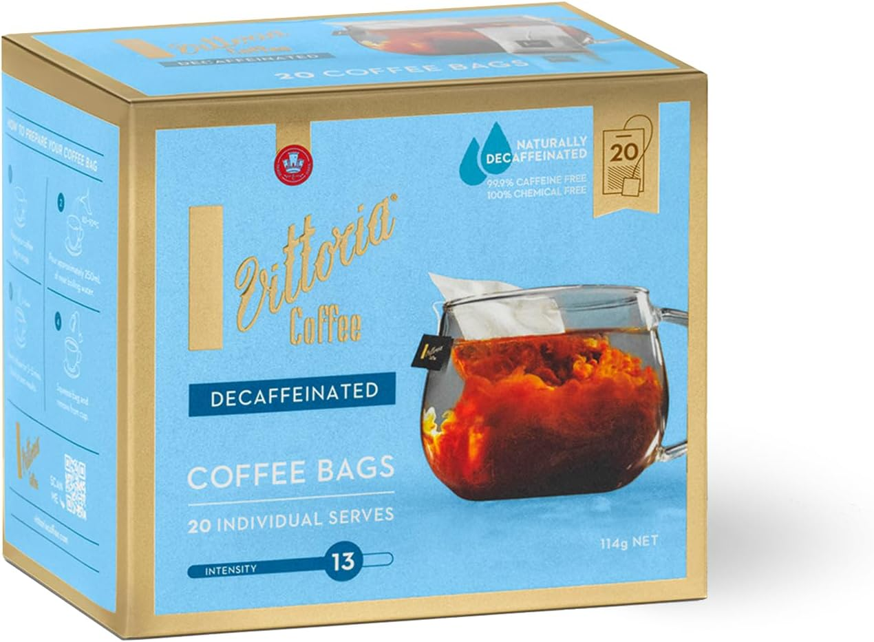 Vittoria Coffee Decaffeinated Coffee Bags (Case of 4) image number 6