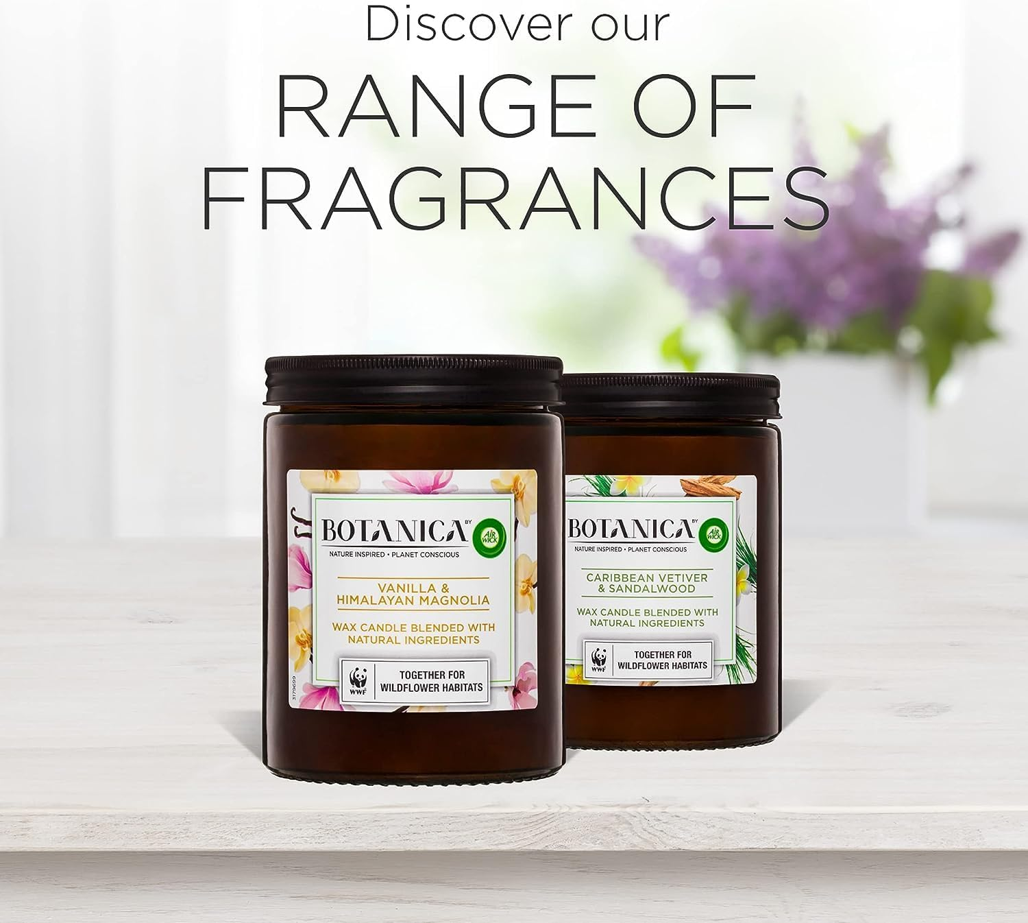 Botanica Scented Candle, Moroccan Mint and Pink Grapefruit, 205G image number 1