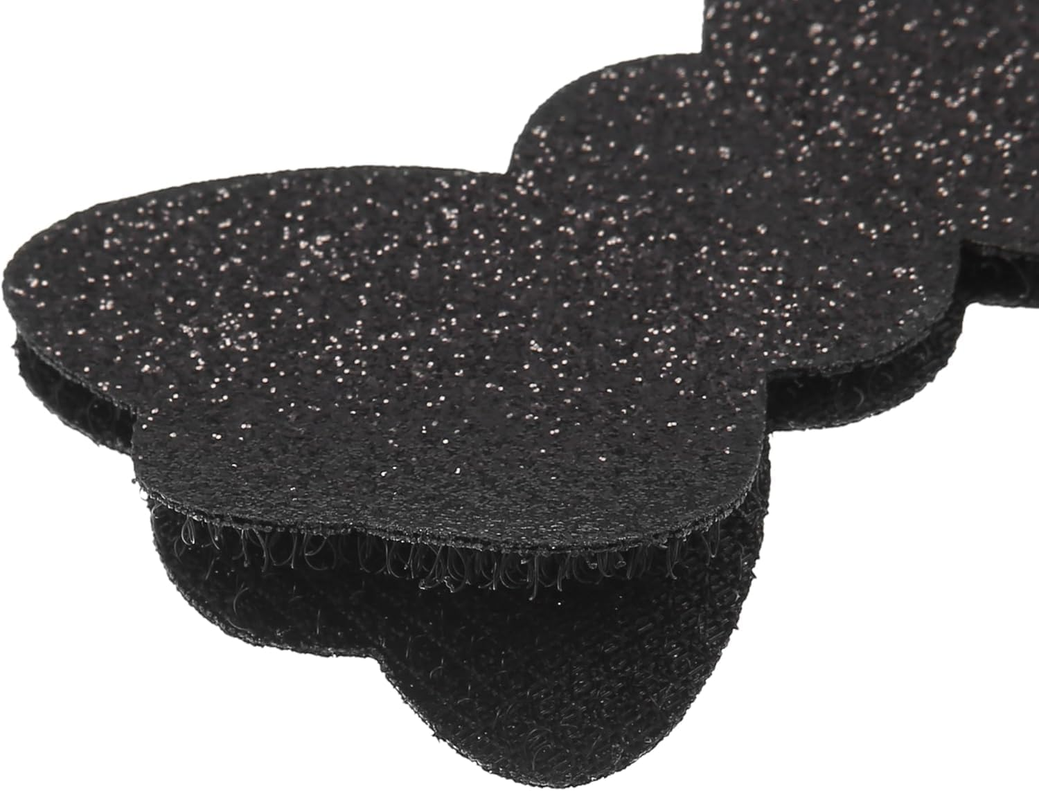 6 Pcs Black Bow Magic Hair Pad Hair Sticker Clips Glitter Sequins Bang Fixed Seamless Magic Paste Fringe Hair Bang Patch Hair Bang Accessories for Hair Styling Accessories image number 1