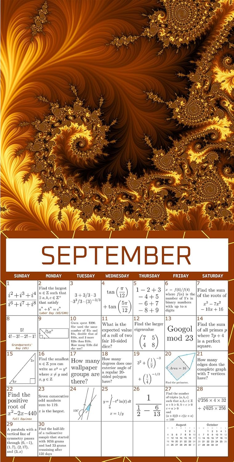 Your Daily Epsilon of Math Wall Calendar 2024: 147