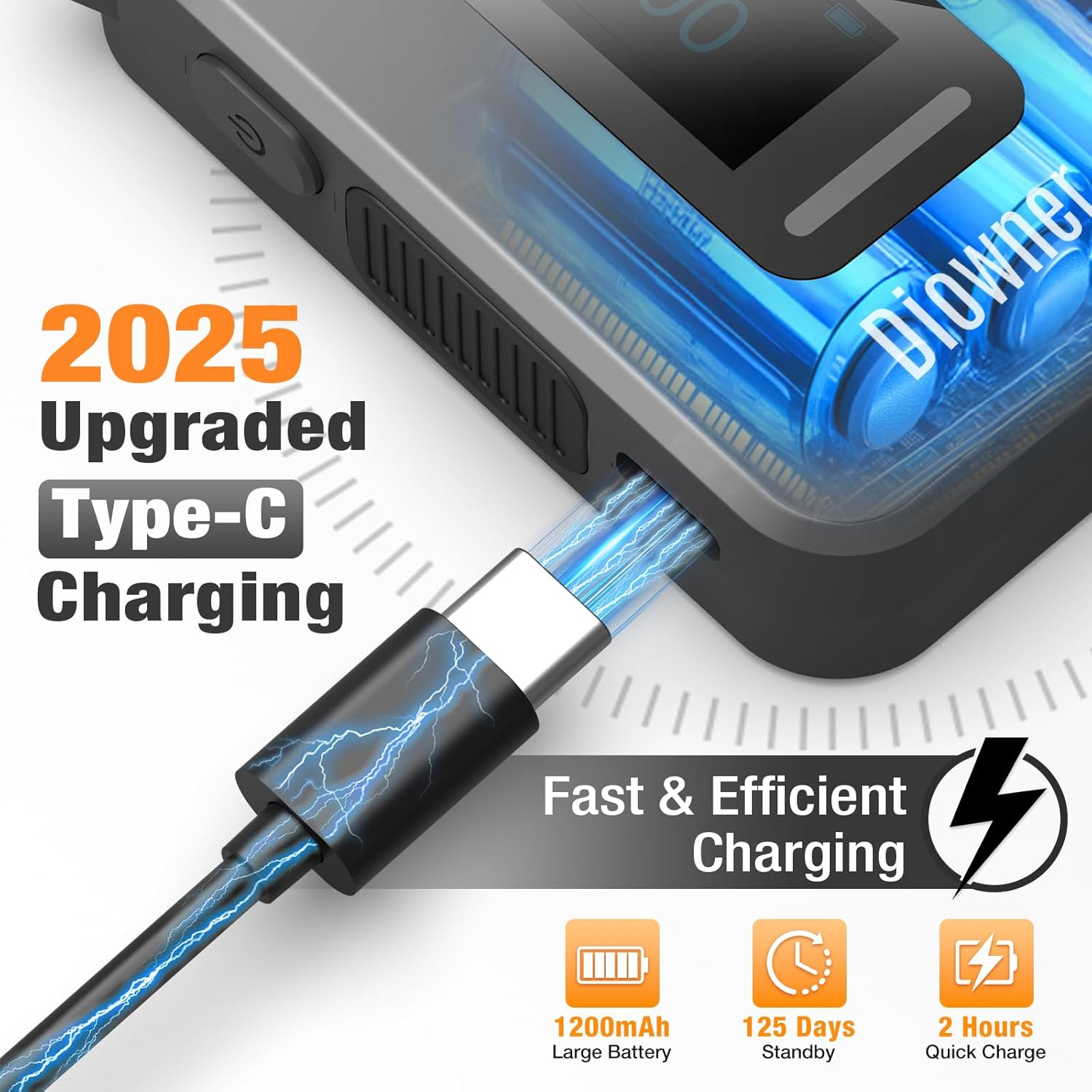 Portable Breathalyzer, Pro-Grade High Accuracy Breathalyzers for Alcohol with IPS Digital Display & Personal Breathalyzer 10 Mouthpieces, Ideal USB Rechargeable Alcohol Tester for Car/Home Use (Black) image number 1