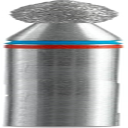 STALEKS PRO DUO Flame Diamond Cutter Set 3 Pieces 2.1 X 0.8Mm Cuticle Manicure Pedicure Flame Shape (Soft Grit, Medium) image number 4