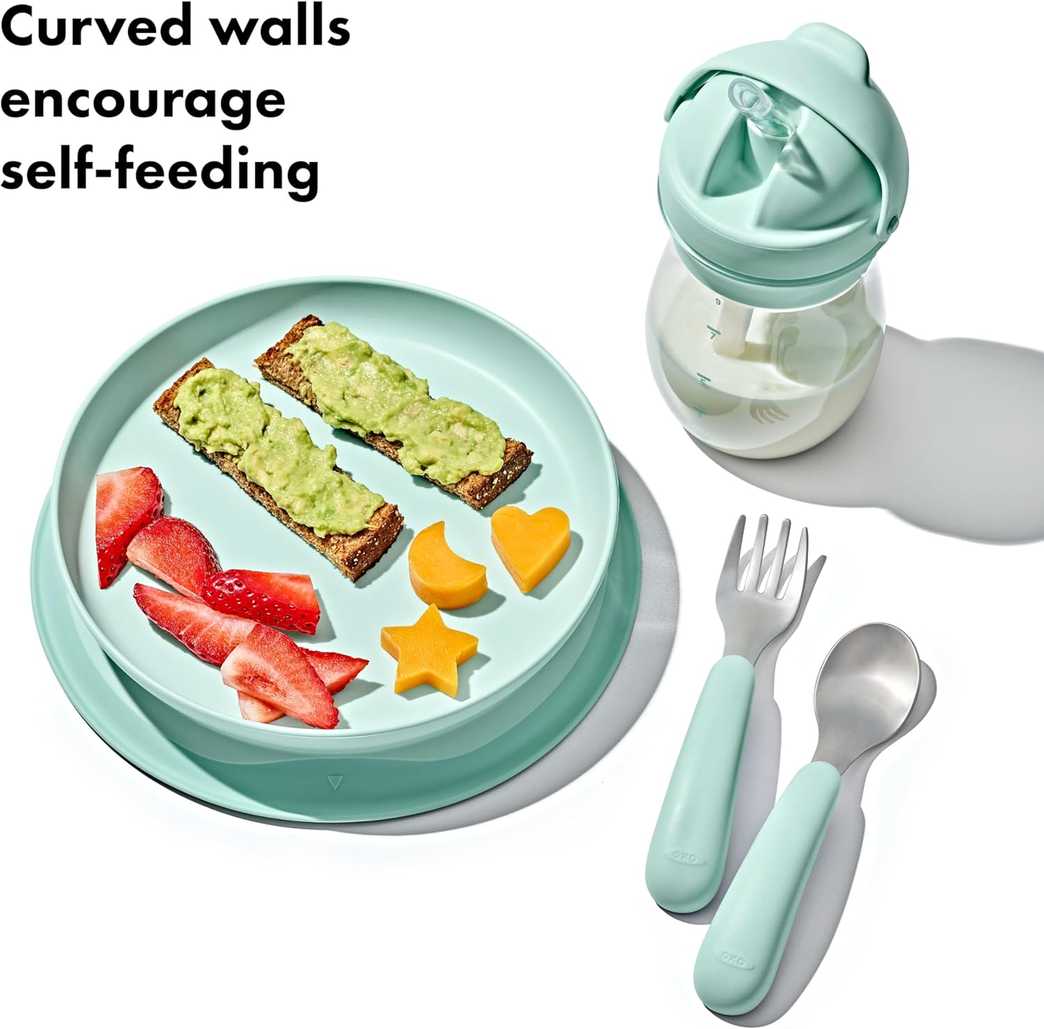 OXO Tot Stick and Stay Suction Plate - Opal image number 6