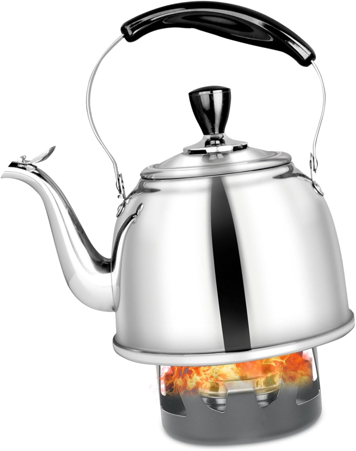 Camping Portable Stove Stand Alcohol Stove Rack Lightweight Aluminium Alloy Burner Shelf for Outdoor Cooking Easy Install Store image number 6