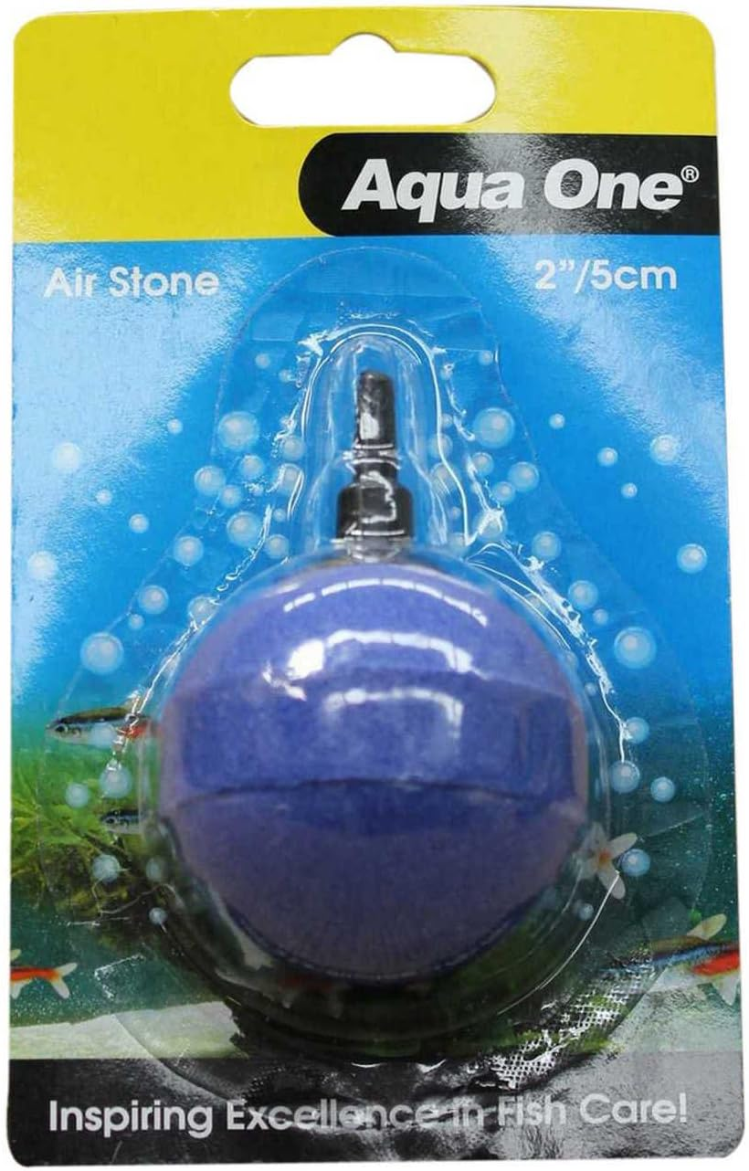 Aquarium Air Stone Ball 5Cm 10148 Fish Tank Aqua One Oxygen Care Healthy