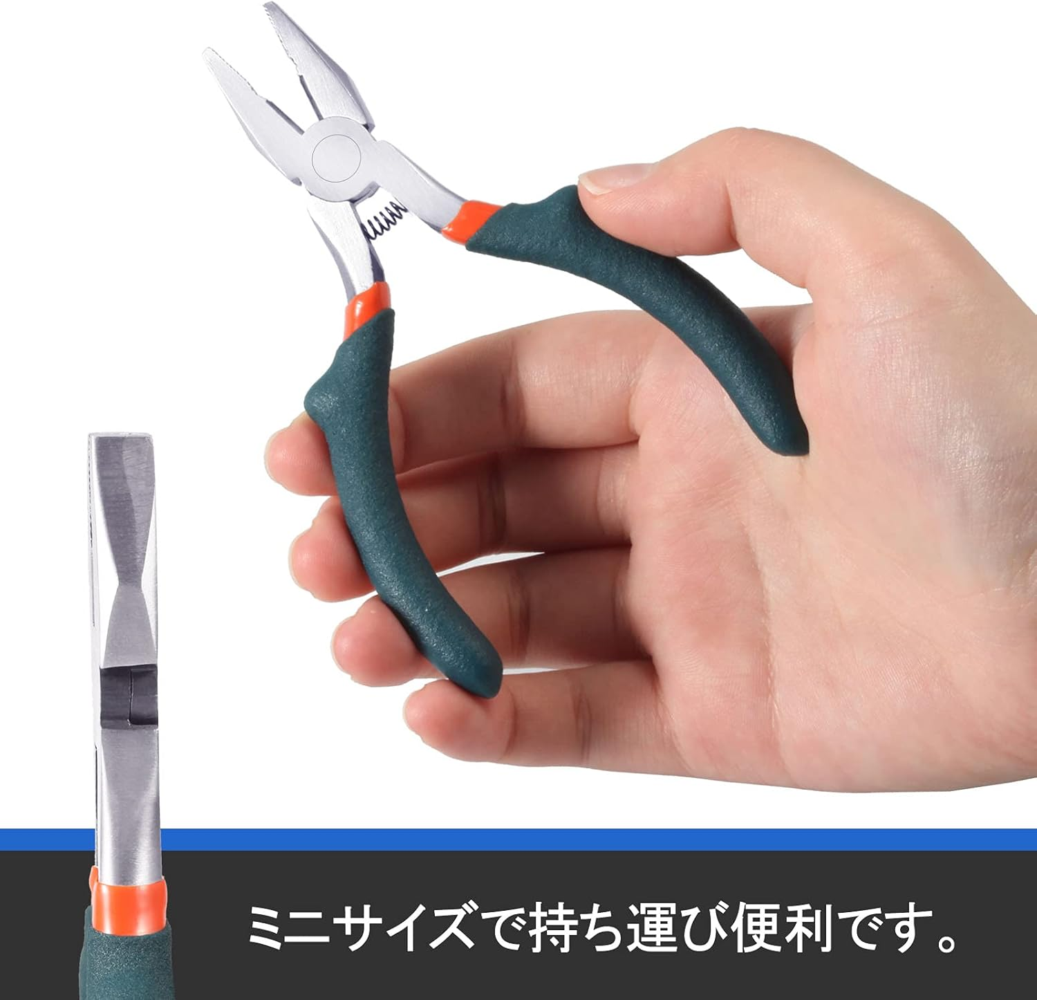 LEONTOOL 5 Inches Combination Pliers with Wire Cutters Mini Lineman'S Pliers with Wire Stripper Convex Shoulder Small Wire Cutting Pliers for Beading Jewelry Making Multi Use Handcraft DIY Tool image number 5