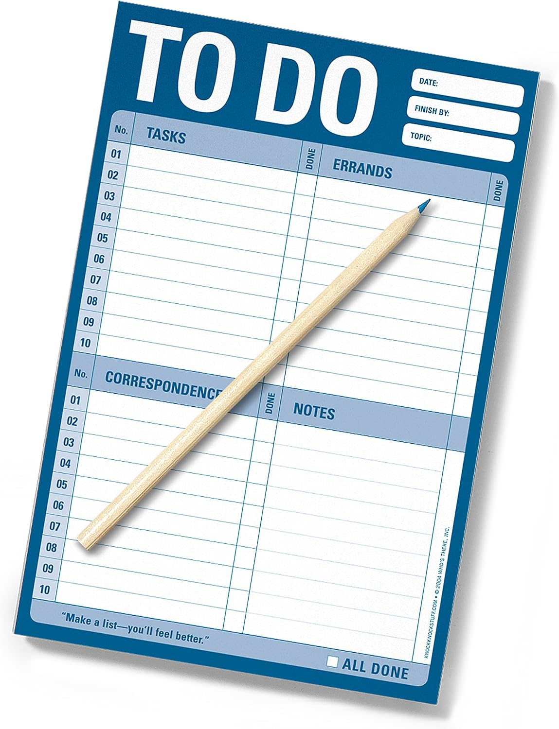 Knock Knock to Do Note Pads (Pack of 4) image number 3