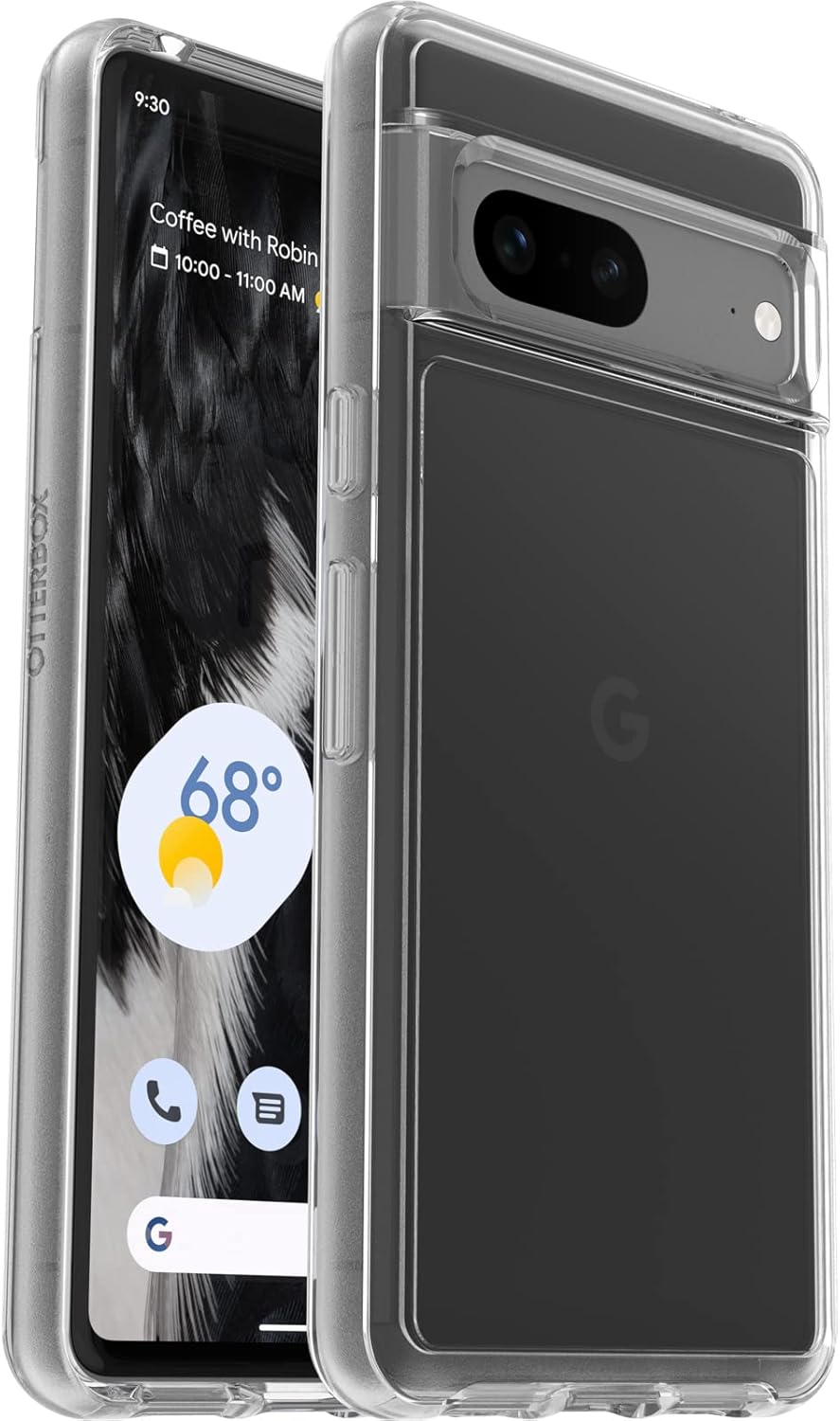 Otterbox Symmetry Antimicrobial Case Protection Cover for Google Pixel 7 Clear image number 3