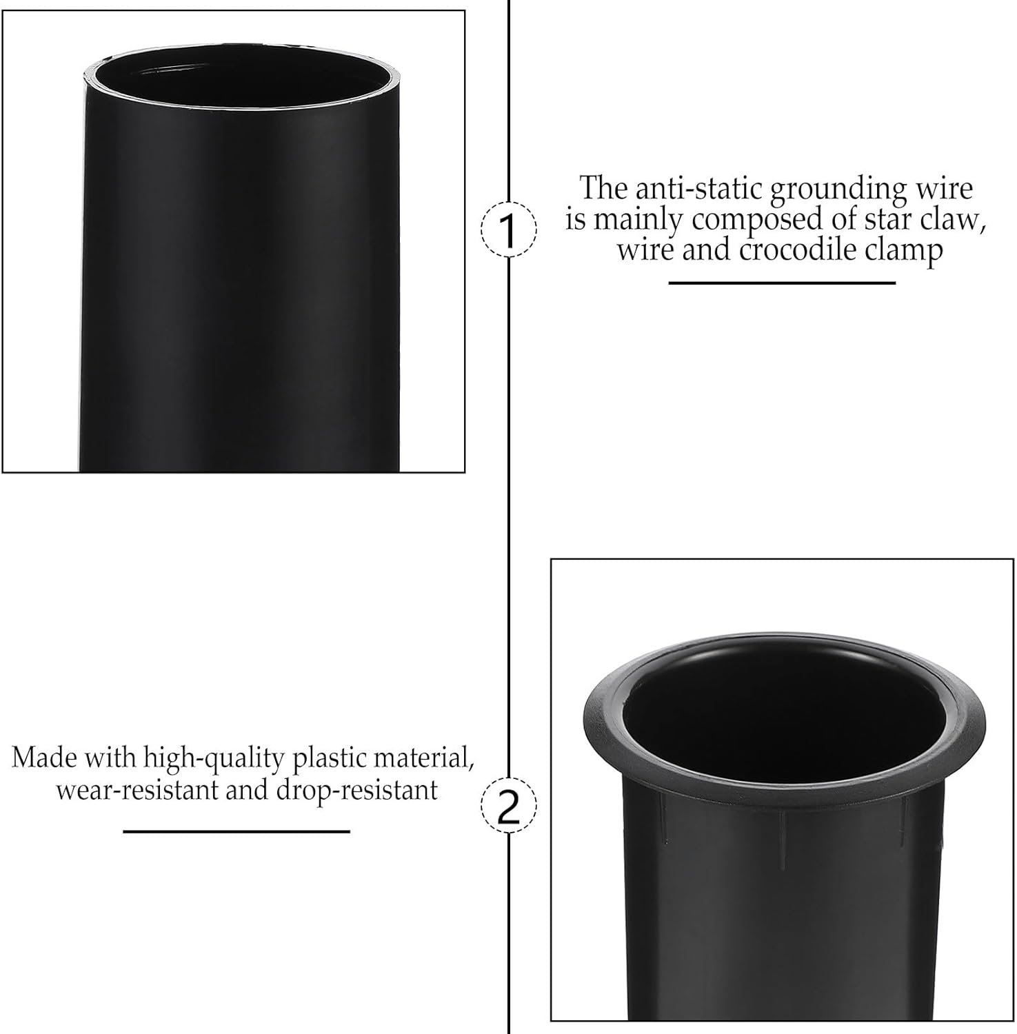 CLISPEED 5Pcs Plastic Bass Reflex Tube Subwoofer Port Speaker Air Outlet 60X110Mm Replacement Speaker Parts for Home Audio Systems in Australia image number 5