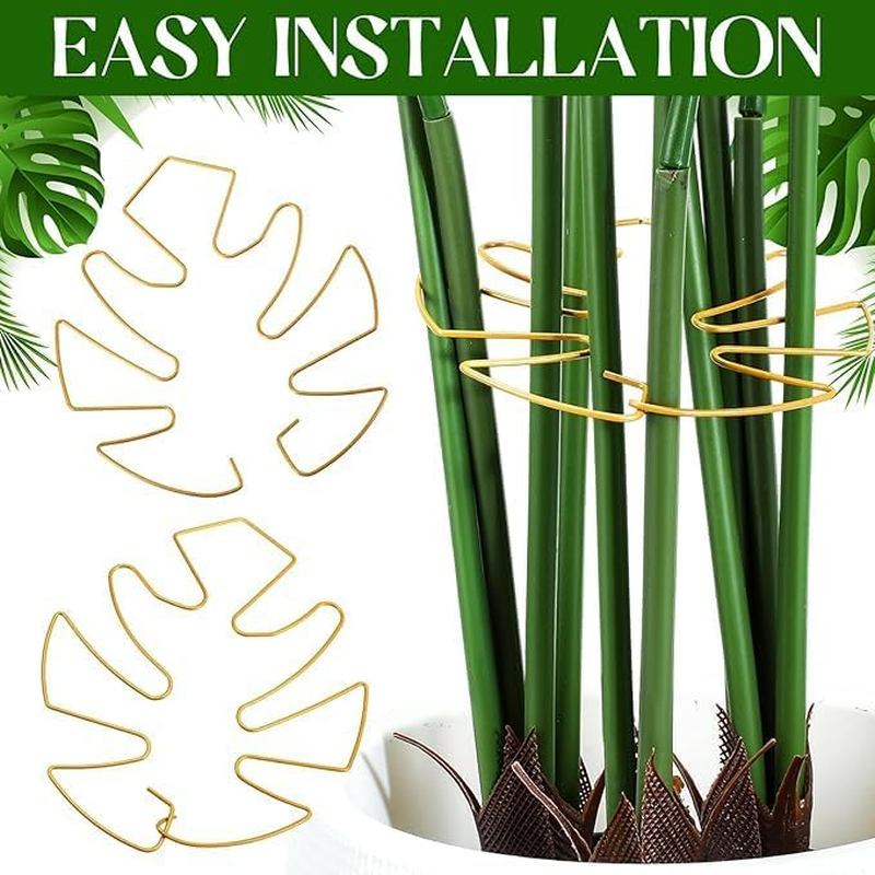 Metal Monstera Plant Support Stabilizer, 4Pcs Indoor Outdoor Plant Holder, Metal Monstera Stabilizer Grapple Holder, Monstera Stabilizer Grapple Holder, Metal Monstera Plant Support image number 3