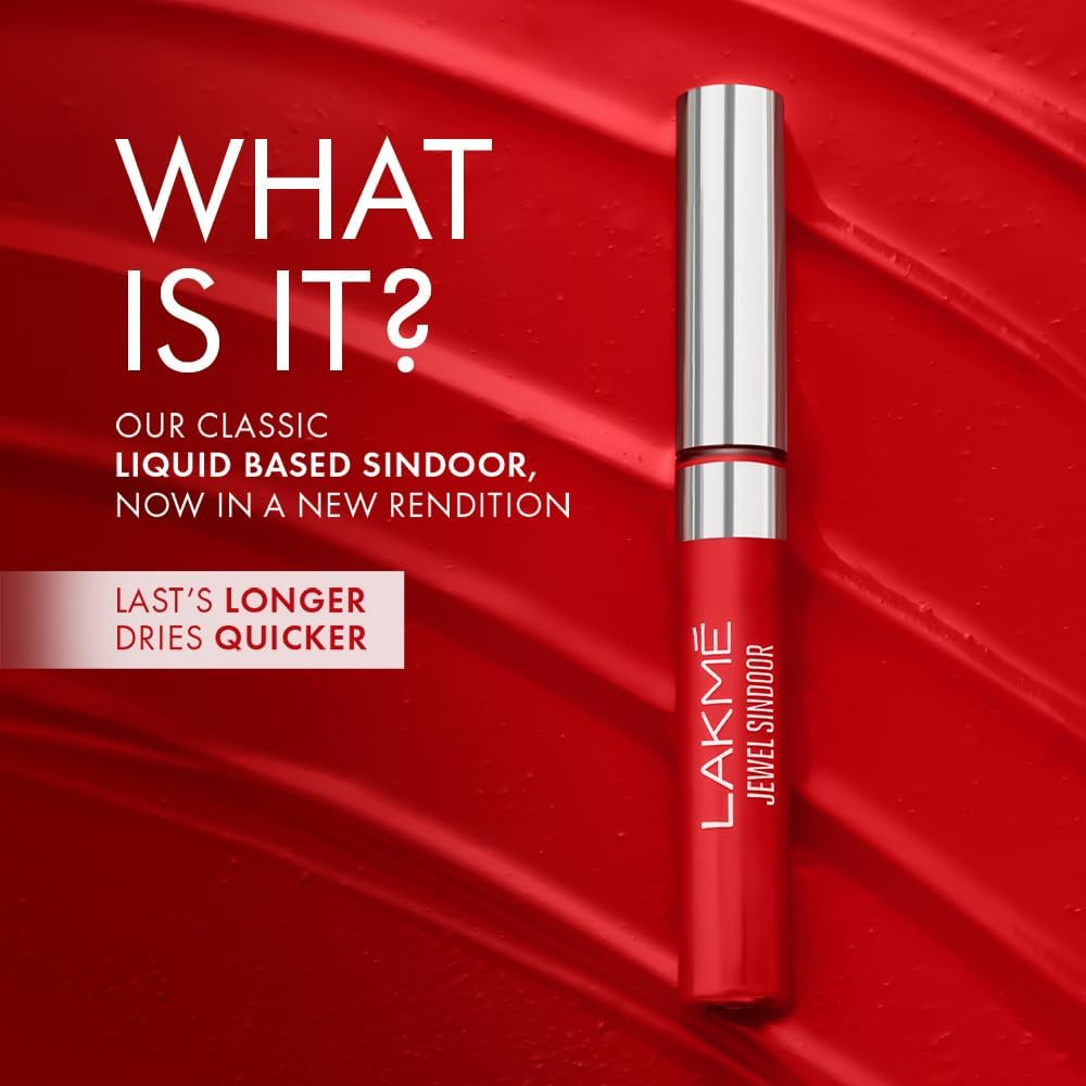 Lakme Jewel Sindoor, Red, 4.5 Ml image number 1