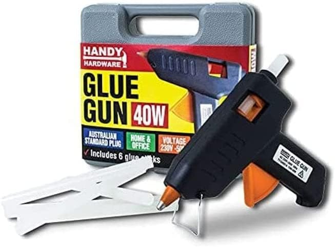 Handy Hardware 40W Hot Glue Gun and Carry Case, Fast Heating and Easy to Use for DIY Projects image number 6