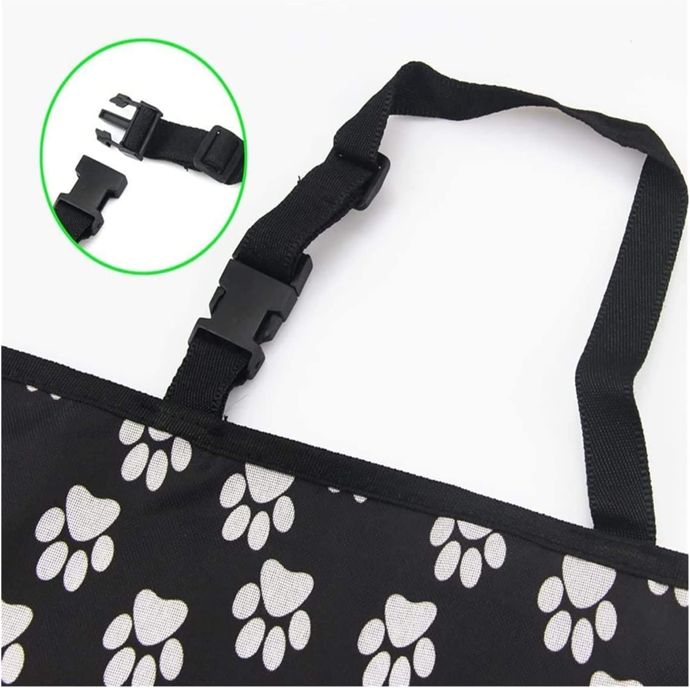Dog Car Seat Cover Pet Car Seat Cover Cushion Dog Carrier Bag Back Hammock Protection Belt Seat Belt Dog Bag Dog Hammock(Color:F) - A image number 3
